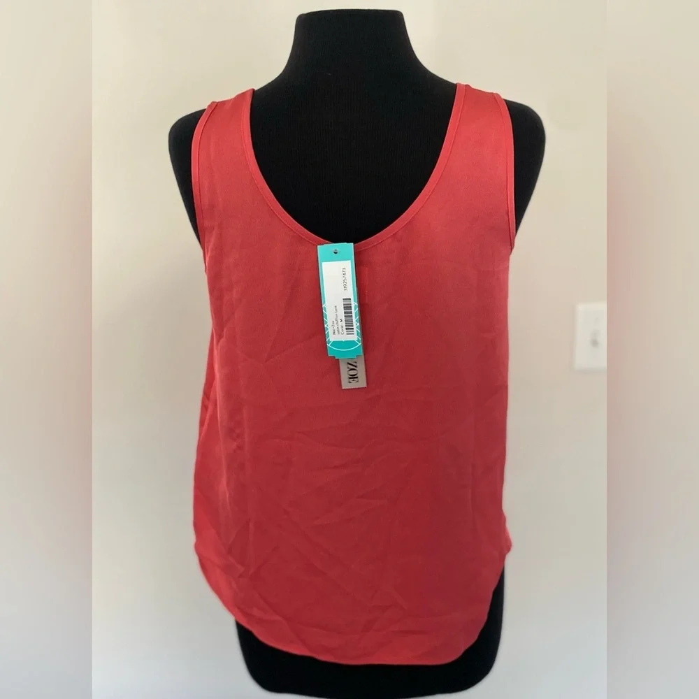 NIC+ZOE Coral Scoop Neck Tank - Picture 6 of 9